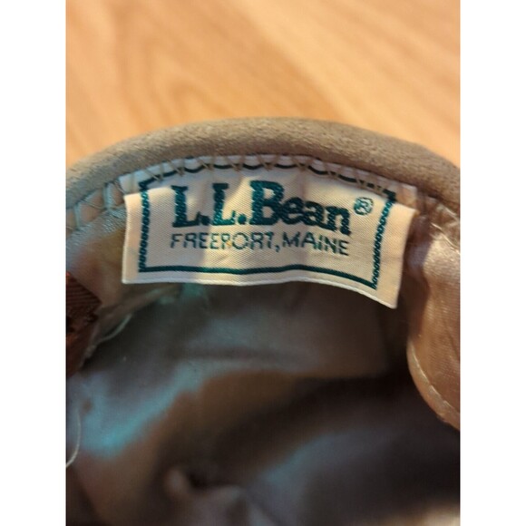LL Bean Drivers Newsboy Hat Cap Large Brown Quality De Luxe Leather Vintage - Picture 6 of 12